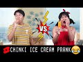 Chinki Ice Cream Prank Fail : प्रैंक 😂 | BROTHER VS. SISTER |  @MohakMeet    #Shorts #YtShorts