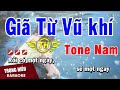 Karaoke Giã Từ Vũ Khí Tone Nam Nhạc Sống | Trọng Hiếu Karaoke Giã Từ Vũ Khí Tone Nam Nhạc Sống | Trọng Hiếu