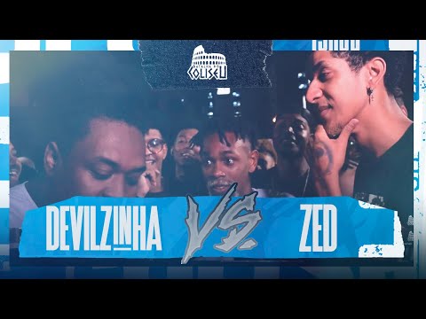 (DEU EM CIMA DO ADVERSÁRIO 😂😂) ZED X DEVILZINHA - SEGUNDA FASE - BATALHA DO COLISEU - EDIÇÃO 110