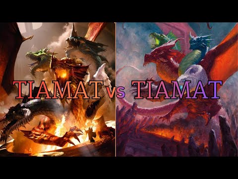 Tiamat (ToD) vs Aspect of Tiamat (FtoD) Statblock Standoff