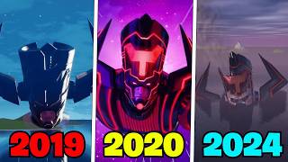 Evolution of Galactus in Fortnite Trailers, Shorts & Cutscenes
