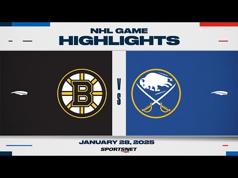 NHL Highlights | Sabres vs. Bruins - January 28, 2025