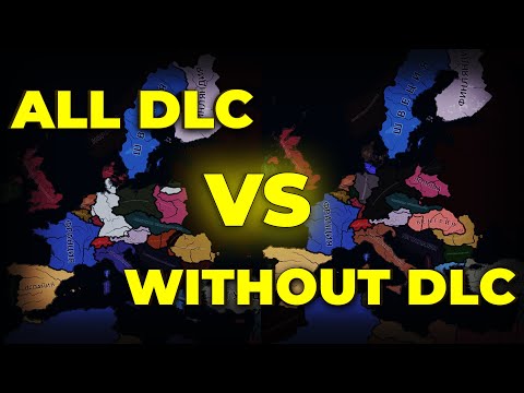 HOI4 ALL DLC vs NO DLC — What’s the REAL Difference? (Timelapse)