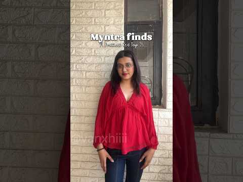 Prettiest red top from Myntra