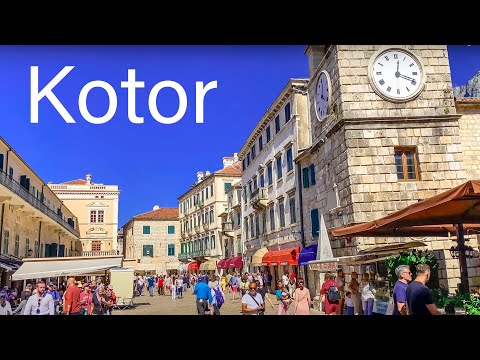 Discover Kotor, Montenegro: Stunning 4K Walking Tour of the Old Town & Bay