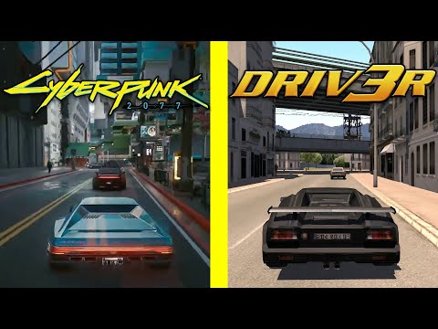 Cyberpunk vs DRIV3R - Crash, Driving & Physics (Comparison)