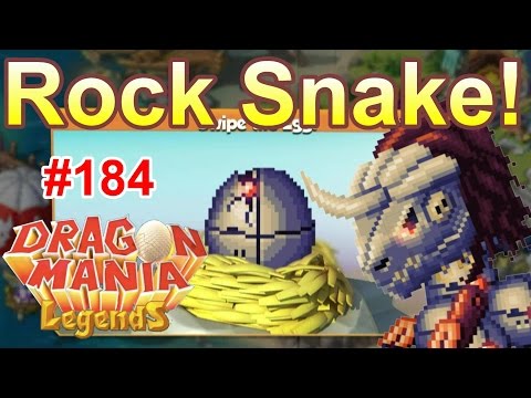 Rock Snake Hatching + Level 4 Continuation! - Dragon Mania Legends #184