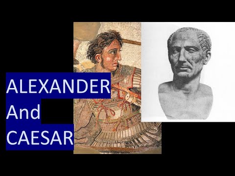 Alexander the Great and Julius Caesar