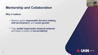 UHN Summer Training and Research (STAR) Program - Learning Session 2