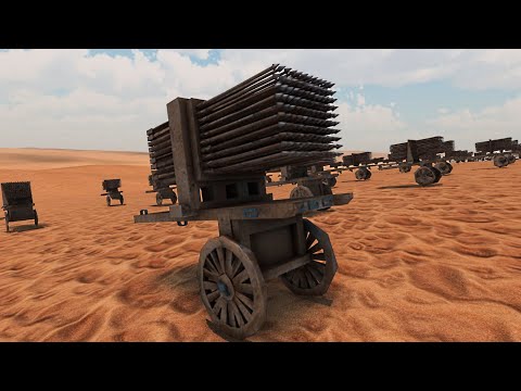500 Hwacha Ancient MLRS Arrow Artillery vs 2 MILLION ZOMBIES   UEBS 2