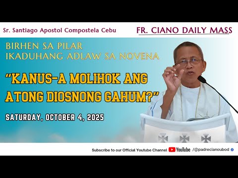 "Kanus-a molihok ang atong Diosnong Gahum?" - 10/4/2025 Misa ni Fr. Ciano Ubod sa ASPSAC.
