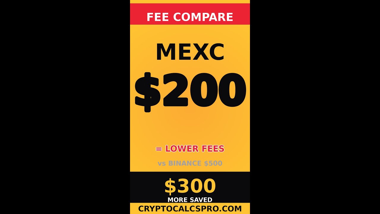 BINANCE vs MEXC Fees — Which Is Cheaper for Crypto Trading? Real Math