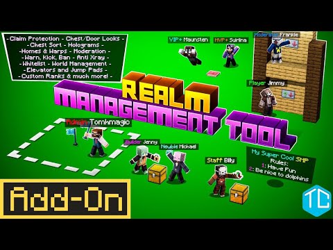 REALM MANAGEMENT TOOL: Must Have Multiplayer Tool for Minecraft Bedrock Edition Worlds!