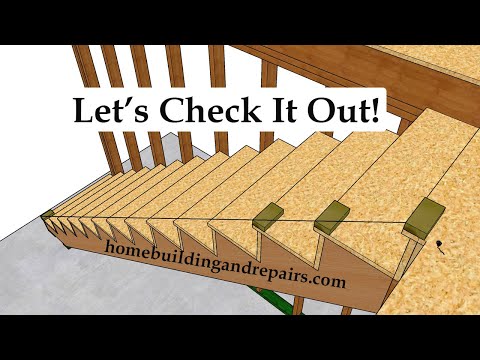 How To Make Sure Your Stairs Are Straight And Steps Lineup Perfectly - Construction Tips