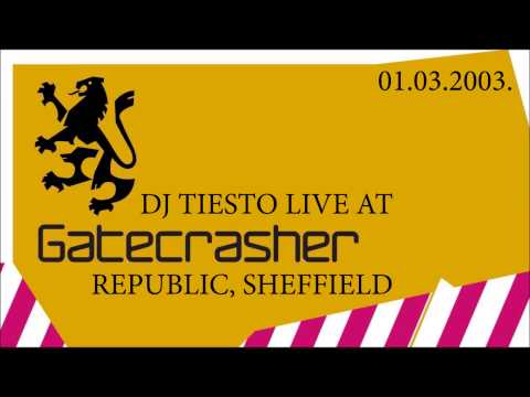 DJ Tiesto Live At Gatecrasher, Republic, Sheffield, 01.03.2003.