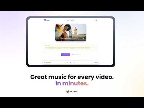 Muzaic 공식 영상 미리보기