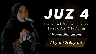 Download lagu The Beautiful Recitation of Irama Nahawand Juz 4 of Surah Ali 'Imran 92-200 & An-Nisa' 1-23 | Ahy... mp3