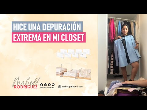 Hice una depuración estrema en mi closet 😩🥹