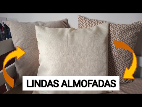 COMO FAZER CAPA DE ALMOFADA COM ZÍPER EMBUTIDO/SUPER FÁCIL.