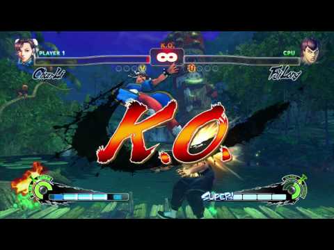 Super Street Fighter 4 Arcade Edition Match #22: Chun-li vs Fei-Long