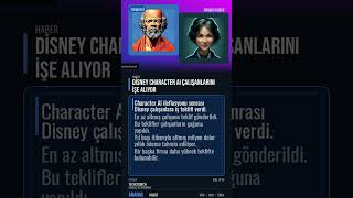 Disney Character AI çalışanlarını işe alıyor | #Shorts
