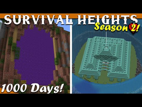 I Survived 1000 Days in Minecraft Hardcore Amplified Survival - World Tour and World Download!