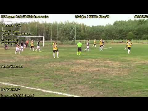 KS Żupawa 14-0 LZS Wola Baranowska (6-0 Walski Dawid) 28.08.2022 / KEEZA Klasa "B"