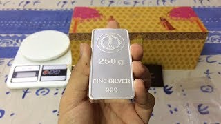 250 Gram Silver Bar By IBJA-GOLD | Amazon Unboxing | Varun Kumar