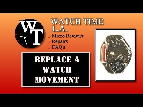 , title : 'How To Replace A Watch Movement, Hands or Dial'