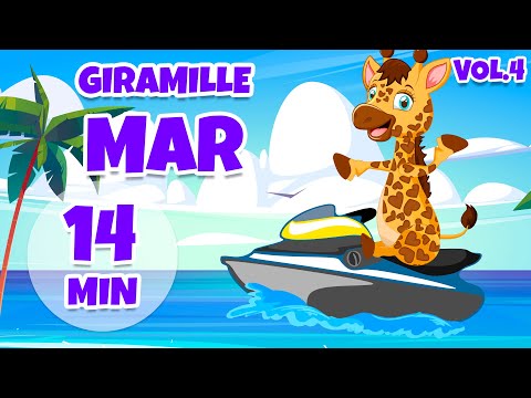 Giramille Pelo Mar Vol. 4 - Giramille 14 min | Desenho Animado Musical