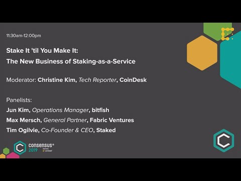 Stake It Till You Make It - The New Business of Staking-as-a-Service