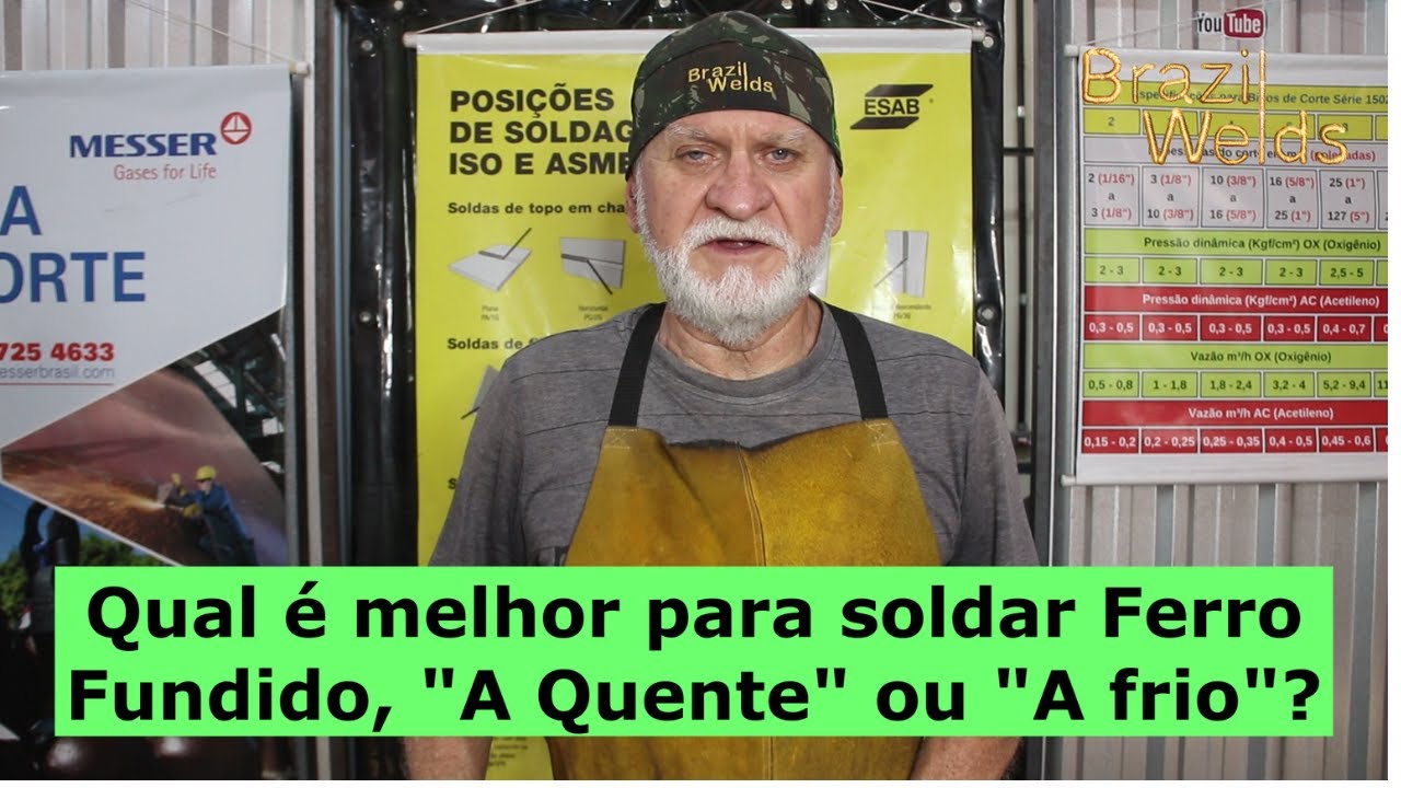 Qual procedimento é melhor para soldar Ferro Fundido A quente ou A frio?