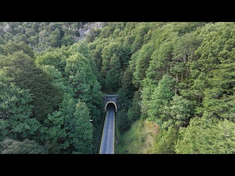 🎥🏔️ Túnel Las Raíces desde #Lonquimay #Chile #Drone #Araucanía 