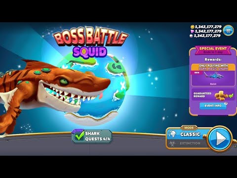 Atomic shark vs Colossal Squid