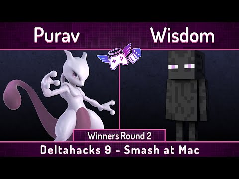 Deltahacks 9 | Purav (Mewtwo) vs Wisdom (Steve) | Winners Round 2 | SSBU Ultimate Tournament