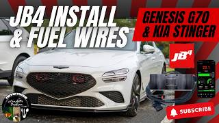 Full IN -DEPTH Install of JB4 on Genesis G70 or Kia Stinger and fuel wires (DIY)