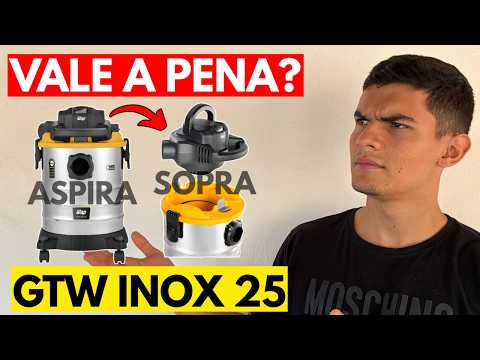Aspirador e Soprador Wap GTW INOX 25 Vale a Pena? Veio para REVOLUCIONAR? Assista Antes de Comprar!