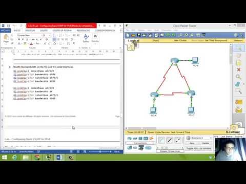 7.2.2.5 Lab - Configuring Basic EIGRP for IPv4