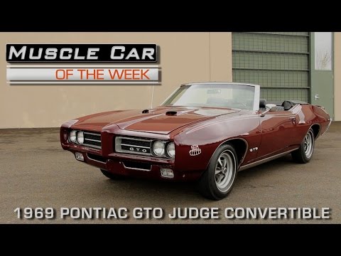 1969 Pontiac GTO Judge Convertible Muscle Car Of The Week Video Episode #159