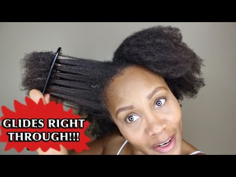 Detangling 4c Hair with Knot Sauce! | Soultanicals...