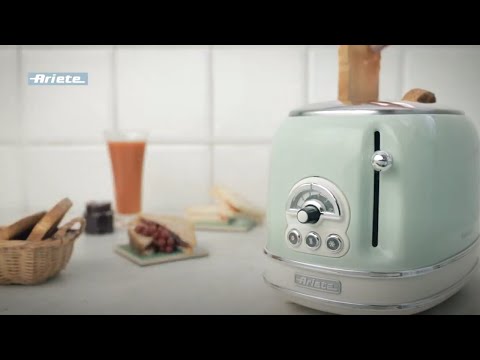 Ariete 2868/04 Elektrinis vintažinis virdulys 1 L, 1630 W, Žalios spalvos video