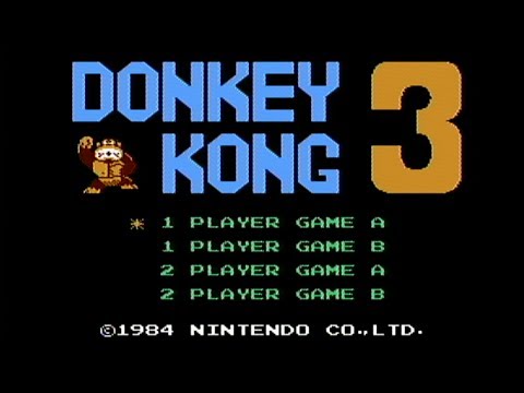 donkey kong 3 nes youtube