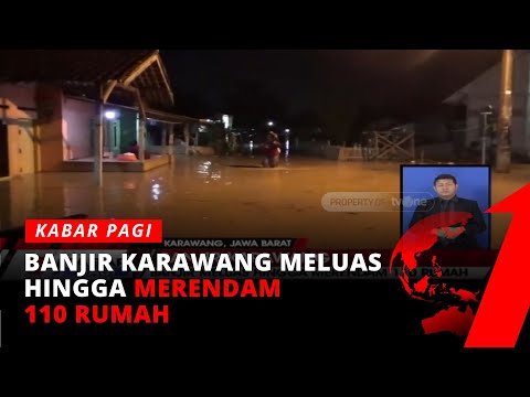 Ratusan Rumah di Karawang Terendam Banjir, Ketinggian Air Mencapai 2 Meter | Kabar Pagi tvOne