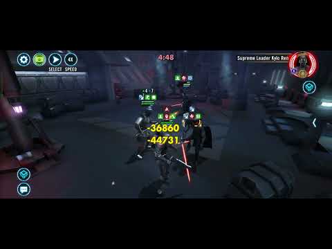SWGOH GAC. 3V3. Bane with attacker Cron vs super SLKR