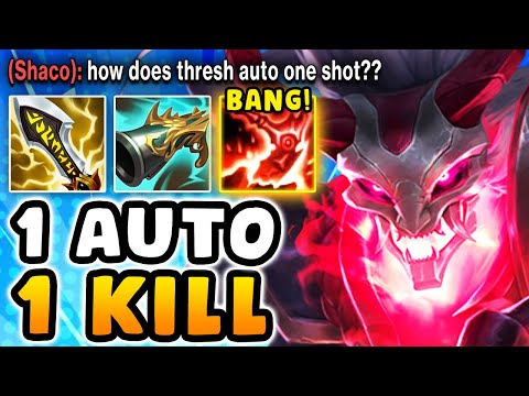 How I Created the DEADLIEST Thresh of all time (1 AUTO = 1 KILL, INSANE ENDING)
