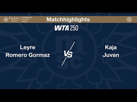 Romero Gormaz vs Juvan I Match Highlights I Quarterfinals I MSC Hamburg Ladies Open 2025
