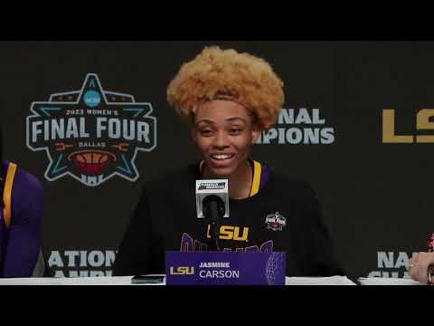LSU National Championship Postgame Press Conference - 2023 NCAA Tournament