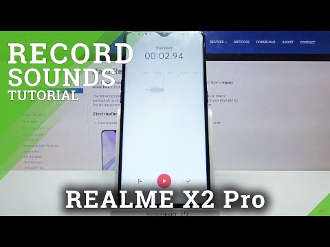 Record Sounds / Save Voices - REALME X2 Pro