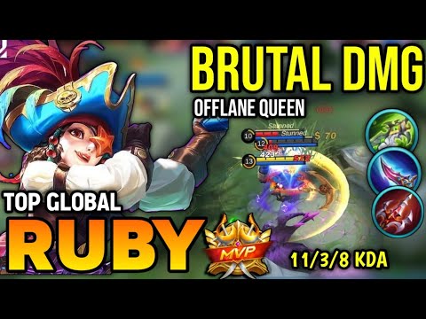 RUBY BEST BUILD 2022 | TOP GLOBAL RUBY GAMEPLAY | MOBILE LEGENDS✓