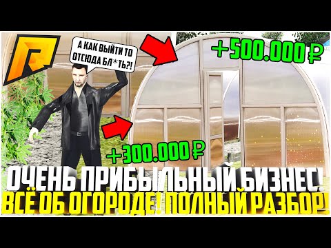 ПОЛНЫЙ РАЗБОР ОГОРОДОВ НА РАДМИРЕ! САМЫЙ ПРИБЫЛЬНЫЙ БИЗНЕС ЗА КОПЕЙКИ! ОБНОВЛЕНИЕ 4.7! - RADMIR CRMP